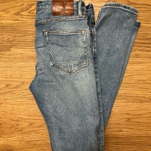 Men’s All Saints skinny distressed jeans